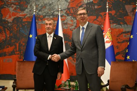 Počeo sastanak Vučića i Babiša u Palati Srbija: Dvojica lidera učestvovaće i na okruglom stolu