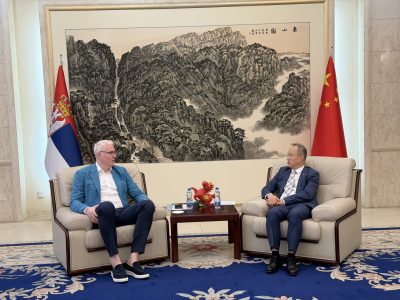 Čelično prijateljstvo: Tomašević i ambasador Kine razgovarali o budućnosti saradnje u sportu