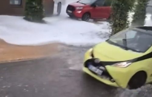 Potop i grad veličine teniske loptice: Strašna oluja protutnjala delom Nemačke, bele se ulice (VIDEO)
