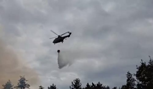 Požar u Deliblatskoj peščari – u akciji gašenja i helikopter “super puma”