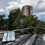 Oluja čupala drveće i krovove, opšti haos u gradu: Ogromna šteta i više povređenih u Skoplju (VIDEO)