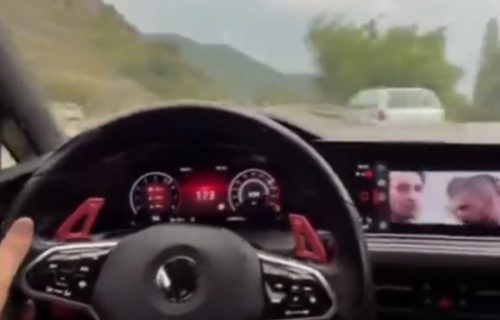 Kazaljka na 173 km/č, dok pretiče kolonu: Snimak iz Novog Pazara šokirao javnost