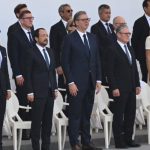 Vučić u prvom redu na vojnoj paradi u Parizu: "Uvek i na svakom mestu brinem o interesima naše zemlje"