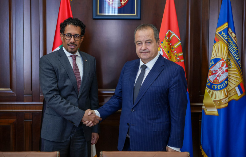 Dačić i ambasador UAE razmatrali unapređenje sporazuma o priznavanju vozačkih dozvola