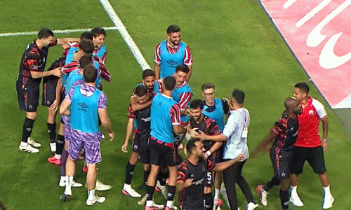 Zvezda u velikom problemu: Stanković isključen, Hapoel poveo (VIDEO)