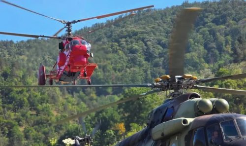 Borba sa vatrenom stihijom ne prestaje: Helikopteri MUP-a za dva dana izbacili stotine tona vode