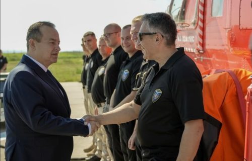 "Snaga u vazduhu, ponos na zemlji": Dačić čestitao slavu Helikopterskoj jedinici MUP-a (FOTO)