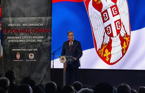 Vučić iz Mrkonjić Grada: Nikada više nigde neće biti Oluje, Srbija dovoljna snažna da zaštiti svoj narod