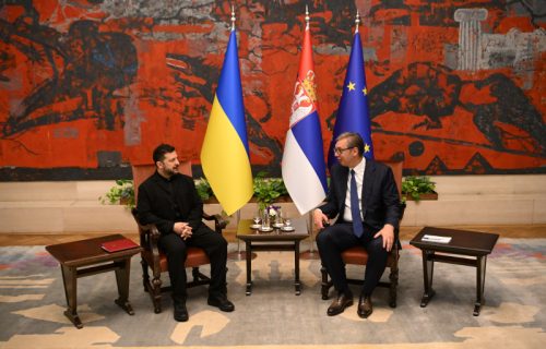Vučić svečano dočekao Zelenskog ispred Palate Srbija: Počeo tet-a-tet sastanak dvojice lidera