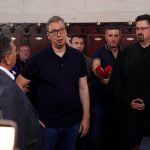 Vučić u Belegišu obišao hram Prenosa moštiju Svetog oca Nikolaja