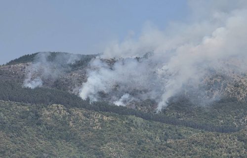 Uzrok ljudski faktor? Jak vetar i nepristupačan teren otežavaju gašenje požara na Trebeviću kod Sarajeva
