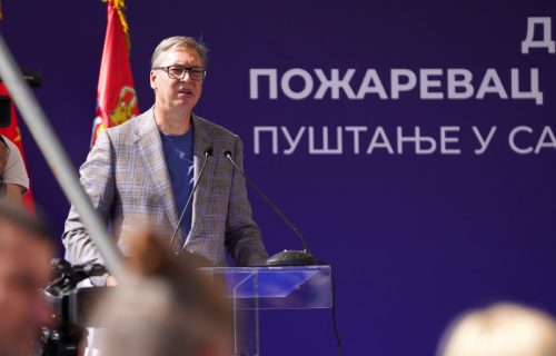 "Sat i 10 minuta do Golupca od Beograda": Vučić na otvaranju nove deonice Dunavskog koridora