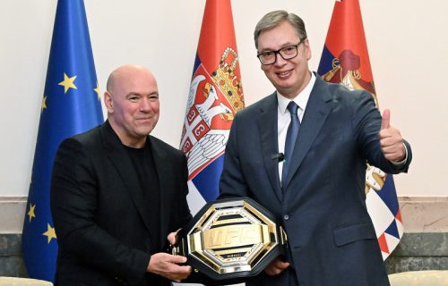 UFC spektakl obišao svet: Predsednik Vučić i Dejna Vajt prikupili 2,5 miliona pregleda i 104.000 lajkova