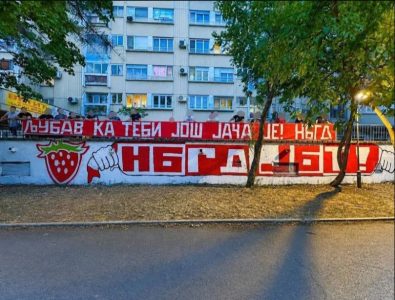 Vetar u leđa za Viktoriju: Zvezdini navijači digli Srbiju na noge pred meč sezone (FOTO)