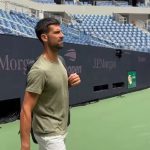 Stigao u Njujork i ne gubi vreme: Novak odradio prvi trening na Flešing Medouzu (VIDEO)