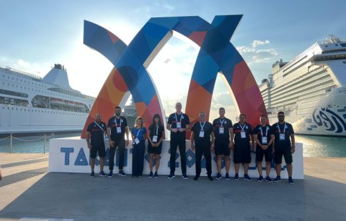 Odbrojavanje do Mediteranskih igara: U Tarantu se zavijorila srpska trobojka