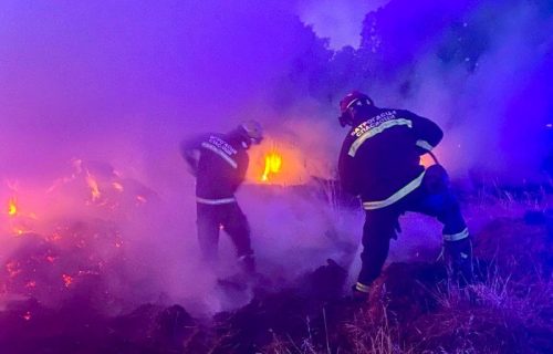 Tamo gde plamen preti, Srbija šalje svoje najbolje: Dačić objavio fotografije srpskih vatrogasaca