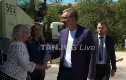 Vučić nastavio posetu jugozapadu Srbije obilaskom radova na putu Ivanjica-Sjenica (VIDEO)