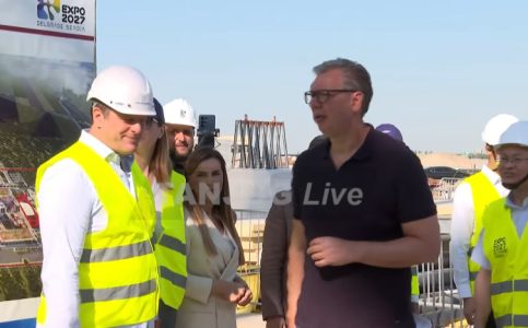 (UŽIVO) Vučić u obilasku gradilišta projekta EXPO: “Važno je da ubrzamo, sve u Srbiji smo angažovali”