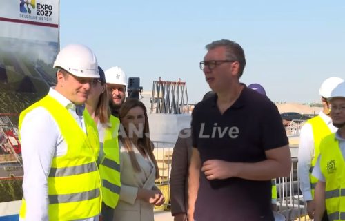 (UŽIVO) Vučić u obilasku gradilišta projekta EXPO: "Važno je da ubrzamo, sve u Srbiji smo angažovali"