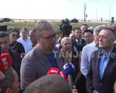 (UŽIVO) Vučić prisustvuje otvaranju nove deonice Dunavskog koridora