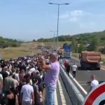 "Ujedinjeni, idemo u nove pobede": Vučić objavio snimak naroda na otvaranju deonice Dunavskog koridora