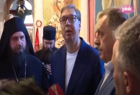Vučić u manastiru Rmanj: Predsednik i Dodik se sastali sa episkopom Sergijem