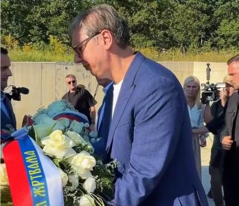 Vučić na Petrovačkoj cesti: “Ovde se dogodio jedan od najstrašnijih zločina”