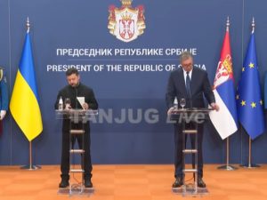 (UŽIVO) Vučić se obraća nakon sastanka sa Zelenskim