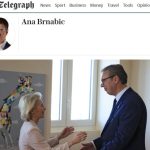 Brnabić za "The Telegraph": "Srbija je evropska zemlja, ali nije ničiji pion"