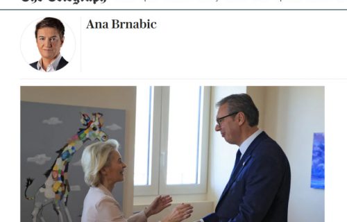 Brnabić za "The Telegraph": "Srbija je evropska zemlja, ali nije ničiji pion"