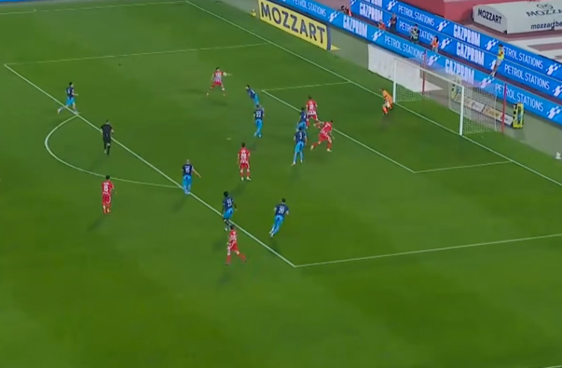 Arnautović konačno proradio: Zvezda razbila Radnički (VIDEO)