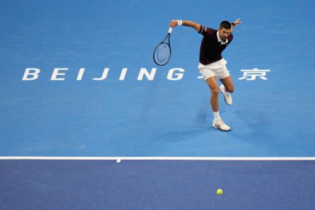 Novak silno motivisan: Lagano osvojio prvi set protiv Boržeša