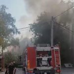 Bukti požar u Niškoj Banji: Vatra blizu Instituta za lečenje i rehabilitaciju, vatrogasci na terenu