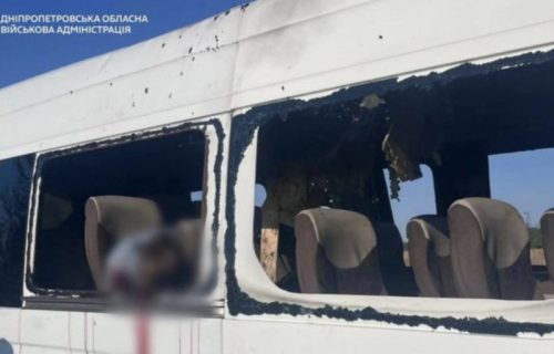 Ruski dron pogodio putnički autobus u Ukrajini: Petoro poginulih, sedmoro ranjenih u Nikopolju