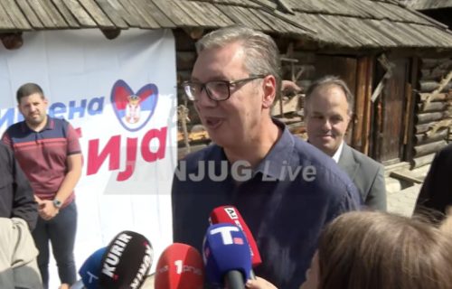 (UŽIVO) Vučić u Velikoj Plani: Predsednik u etno selu "Moravski konaci", dočekao ga veliki broj ljudi