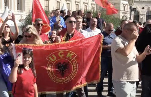 Provokacija usred Beča: Albanci protestovali zbog presude liderima OVK, vijorile se opasne zastave