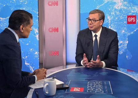 Vučić gost u emisiji na CNN: Predsednik od 16 časova govori na čuvenoj američkoj televiziji (VIDEO)