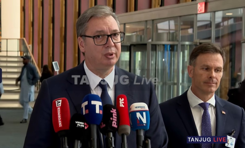 Vučić iz Njujorka: Važni razgovori, uradili smo dobre stvari za Srbiju, u nedelju uveče podnosim ostavku