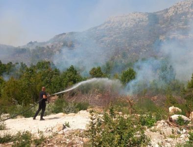 Bukte požari kod Nikšića i Trebinja: Vatra sve bliža naseljima, jedna kuća izgorela