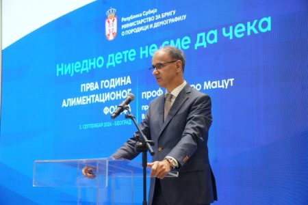 Macut: “Iz Alimentacionog fonda isplaćeno više od 63 miliona dinara, podrška za 959 dece”