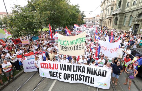 Na hiljade ljudi okupiralo Zagreb zbog evropskog otpada u Lici: Ovo su zahtevi upućeni hrvatskoj vladi