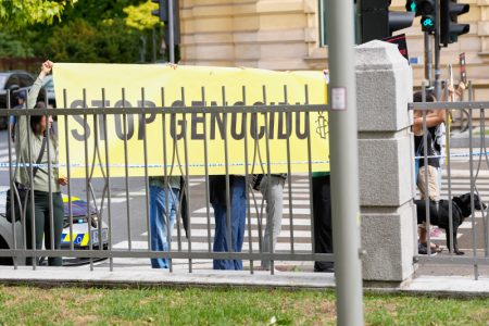 “Ne genocidnoj ambasadi”: Veliki protest u Ljubljani zbog otvaranja izraelske ambasade