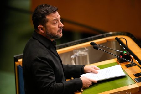 “Na raketi” bi doputovao u Moskvu: Zelenski opsovao ruske novinare u Njujorku