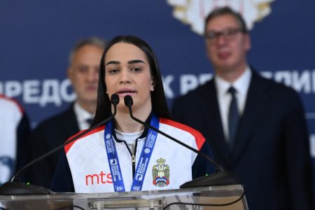 Ćirković na prijemu kod Vučića: “Ponosno predstavljam državu, delim medalju sa svim ljudima u Srbiji”
