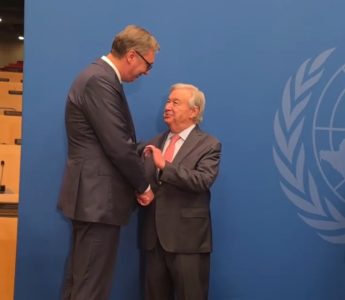 Vučić na prijemu kod Gutereša: “Za Srbiju važno da na svakom mestu jasno iznese svoje stavove”