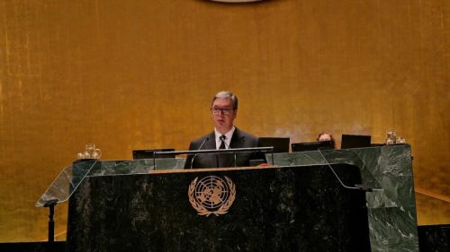 (UŽIVO) Predsednik Vučić se obraća učesnicima Generalne skupštine Ujedinjenih nacija (VIDEO)