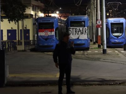 U Zagrebu sve stalo: Veliki štrajk u javnom prevozu i gradskoj čistoći