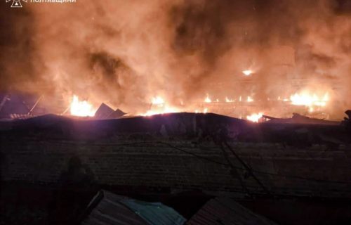 Razni delovi Ukrajine na udaru dronova: Teško oštećena termoelektrana, pogođena železnička inftastruktura