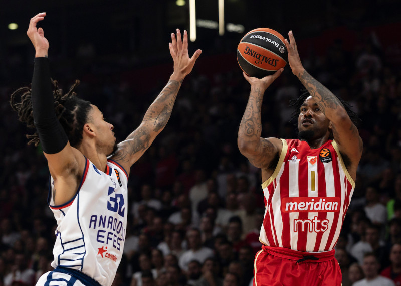Kris Džoooons za infarkt: Zvezda sa zvukom sirene srušila Asvel i nastavila seriju pobeda